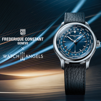 Frederique Constant x Watch Angels Worldtimer Manufacture Limited Edition