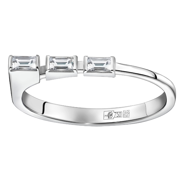 Кольцо Cassiopea Азбука Морзе буква О м21151-002О