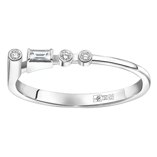 Кольцо Cassiopea Азбука Морзе буква Л м21151-004Л
