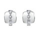 Серьги Cassiopea Азбука Морзе буквы Д,У м33951-006Д,У