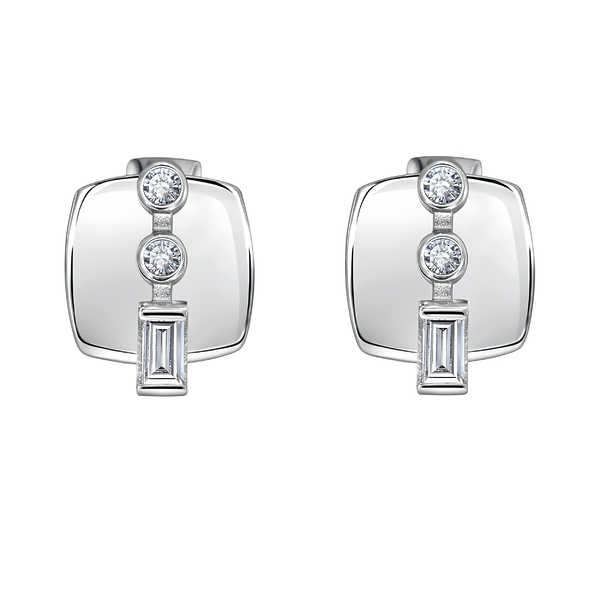 Серьги Cassiopea Азбука Морзе буквы Д,У м33951-006Д,У