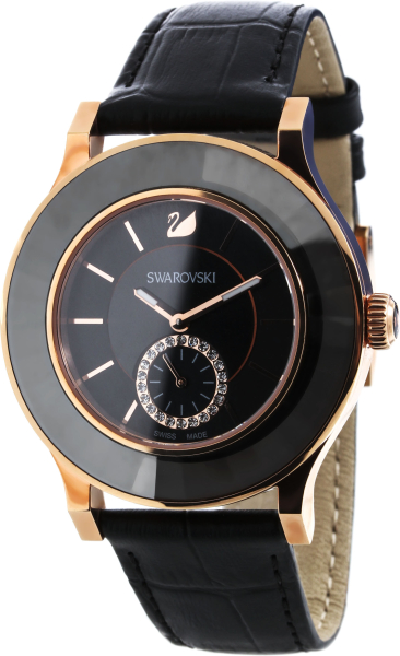Swarovski Octea Classica Black Rose Gold Tone 1181762 Swarovski Octea Classica Black Rose Gold Tone 1181762