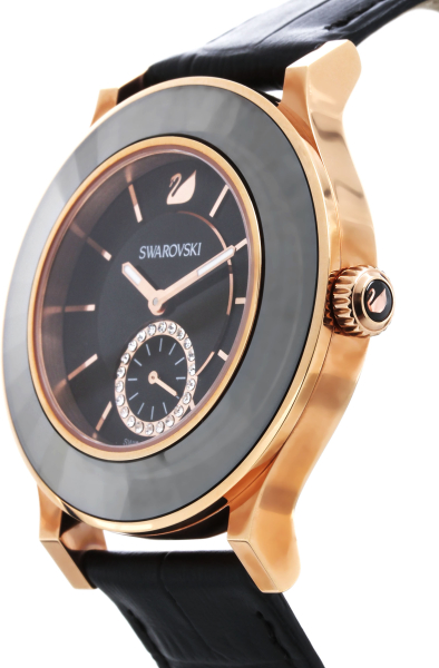 Swarovski Octea Classica Black Rose Gold Tone 1181762 Swarovski Octea Classica Black Rose Gold Tone 1181762