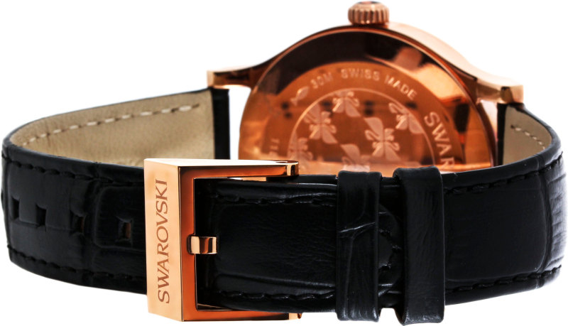 Swarovski Octea Classica Black Rose Gold Tone 1181762 Swarovski Octea Classica Black Rose Gold Tone 1181762