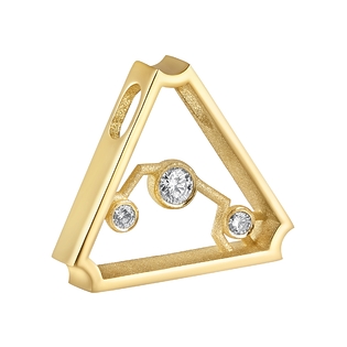 Подвеска Cassiopea Водолей/Aquariusв треугольнике 12141-011