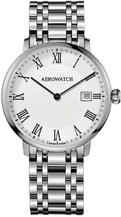 Швейцарские часы Aerowatch Heritage Slim Quartz 21976 AA07 M
