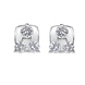 Серьги пусеты Cassiopea Diam 3 34951-01Diam3