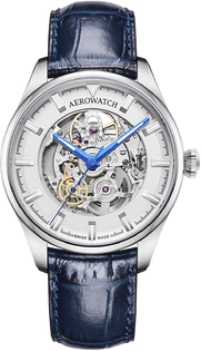 Швейцарские часы Aerowatch Les Grandes Classiques Skeleton Automatic 60996 AA02 SQ