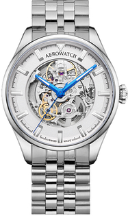 Швейцарские часы Aerowatch Les Grandes Classiques Skeleton Automatic 60996 AA02 SQ M