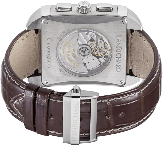 Jean Richard Paramount Square Chronograph JR 65118-11-60A-AAED Jean Richard Paramount Square Chronograph JR 65118-11-60A-AAED