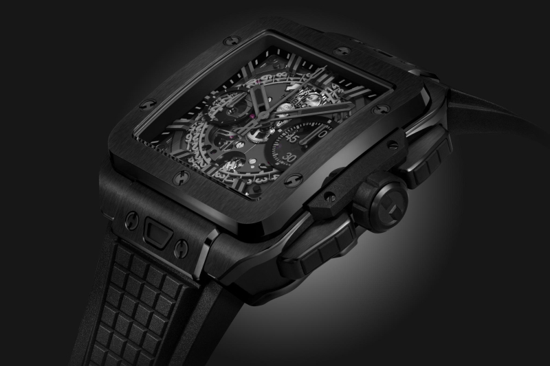 Hublot Square Bang Unico All Black 821.CX.0140.RX Hublot Square Bang Unico All Black 821.CX.0140.RX