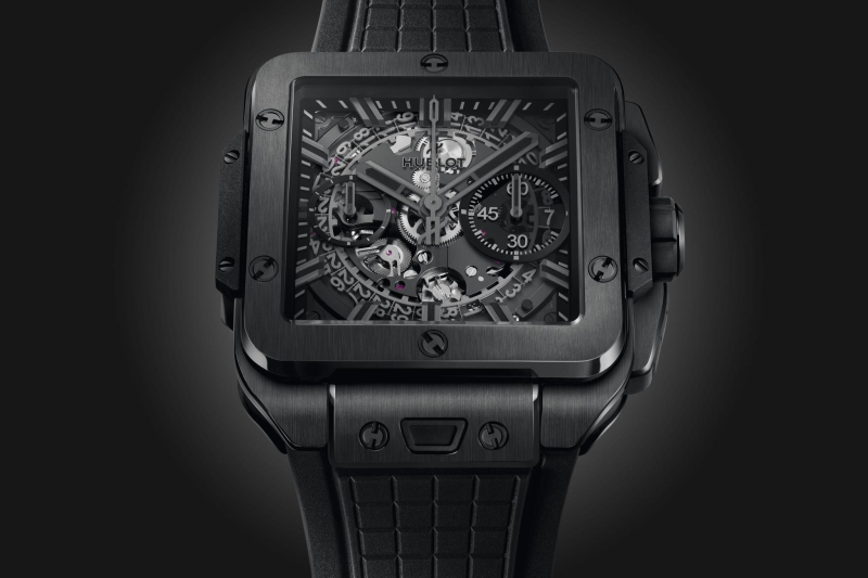 Hublot Square Bang Unico All Black 821.CX.0140.RX Hublot Square Bang Unico All Black 821.CX.0140.RX