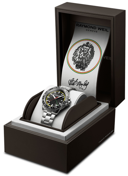 Raymond Weil Tango GMT Bob Marley Limited Edition 8280-ST1-BMY18 Raymond Weil Tango GMT Bob Marley Limited Edition 8280-ST1-BMY18