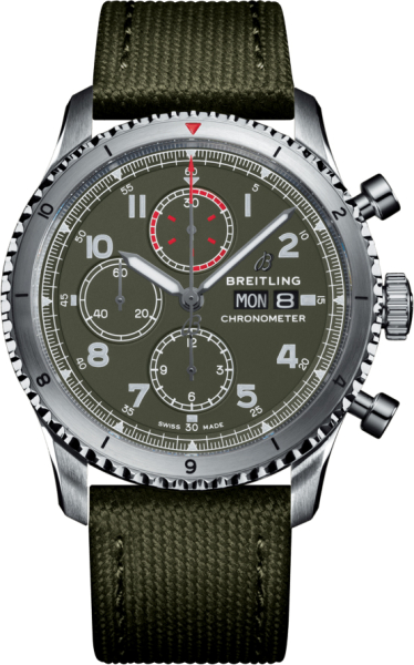 Breitling Aviator 8 Chronograph 43 Curtiss Warhawk A133161A1L1X1 Breitling Aviator 8 Chronograph 43 Curtiss Warhawk A133161A1L1X1