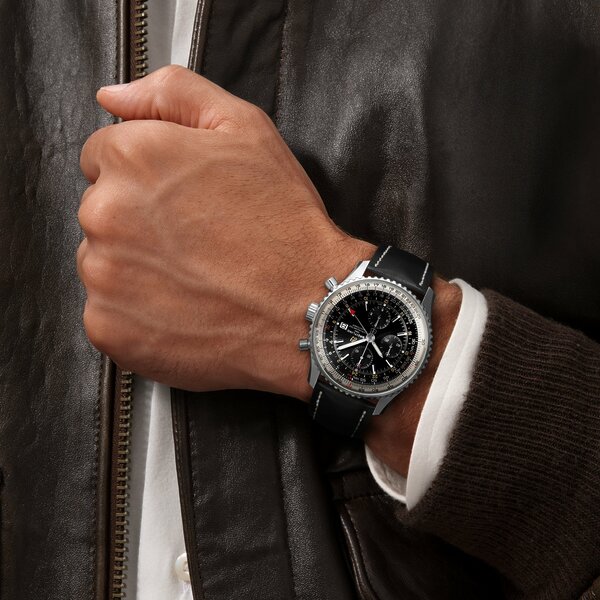 Breitling Navitimer Chronograph GMT 46 A24322121B2P1 Breitling Navitimer Chronograph GMT 46 A24322121B2P1