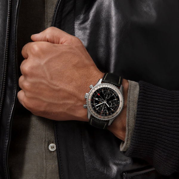 Breitling Navitimer Chronograph GMT 46 A24322121B2X1 Breitling Navitimer Chronograph GMT 46 A24322121B2X1