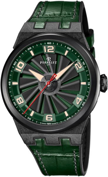 Perrelet Turbine Carbon Forest Green A4065/4 Perrelet Turbine Carbon Forest Green A4065/4