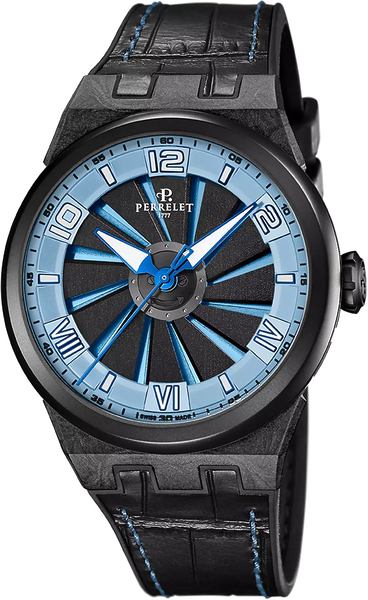 Perrelet Turbine Carbon Ice Blue A4065/5 Perrelet Turbine Carbon Ice Blue A4065/5