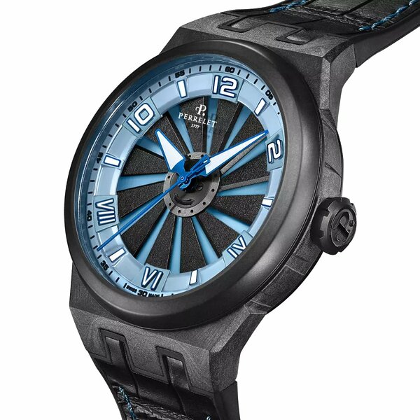 Perrelet Turbine Carbon Ice Blue A4065/5 Perrelet Turbine Carbon Ice Blue A4065/5