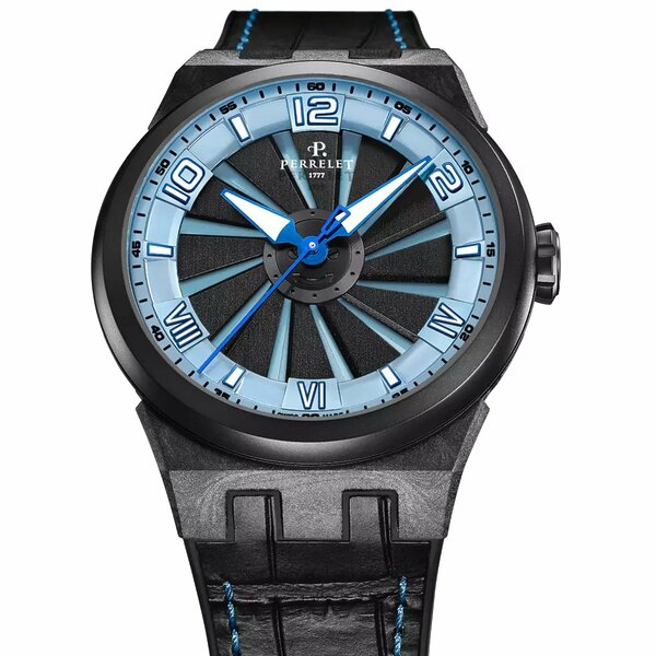 Perrelet Turbine Carbon Ice Blue A4065/5 Perrelet Turbine Carbon Ice Blue A4065/5