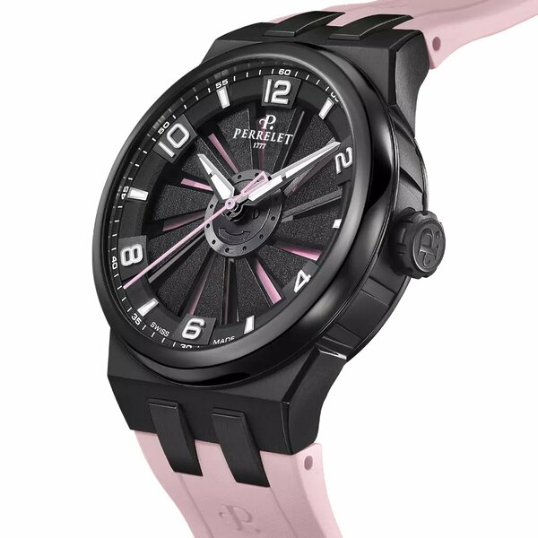 Perrelet Turbine Titanium Pink Flamingo A4067/8
