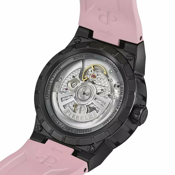 Perrelet Turbine Titanium Pink Flamingo A4067/8