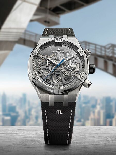 Maurice Lacroix Aikon Chronograph Skeleton Automatic AI6098-SS001-090-1 Maurice Lacroix Aikon Chronograph Skeleton Automatic AI6098-SS001-090-1