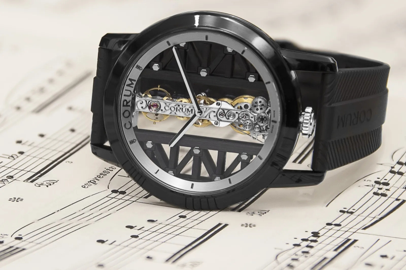 Corum Golden Bridge 43 Titanium DLC Art Deco B113/03832 Corum Golden Bridge 43 Titanium DLC Art Deco B113/03832