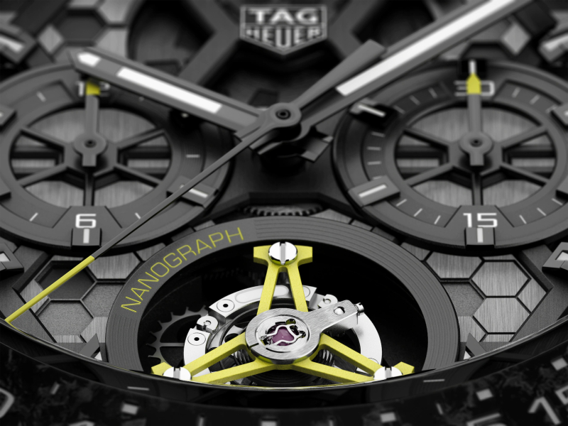 TAG Heuer Carrera Calibre Heuer 02T Nanograph CAR5A8K.FT6172 TAG Heuer Carrera Calibre Heuer 02T Nanograph CAR5A8K.FT6172