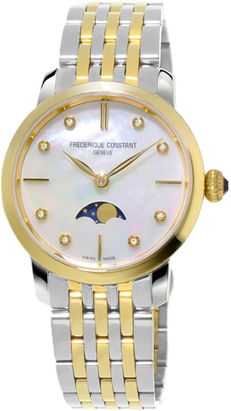 Frederique Constant Slim Line Moonphase FC-206MPWD1S3B Frederique Constant Slim Line Moonphase FC-206MPWD1S3B