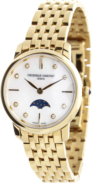 Frederique Constant Slim Line Moonphase FC-206MPWD1S5B