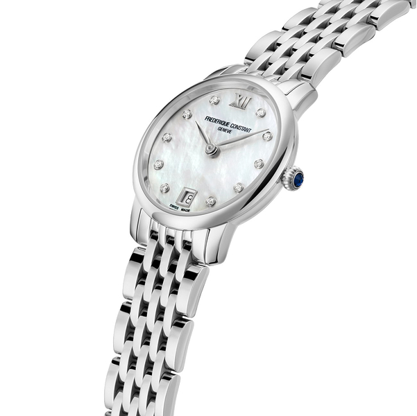 Frederique Constant Classics Slimline Ladies FC-220MPWD1S26B Frederique Constant Classics Slimline Ladies FC-220MPWD1S26B