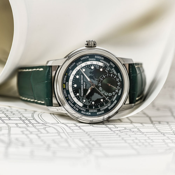 Frederique Constant Worldtimer FC-718GRWM4H6
