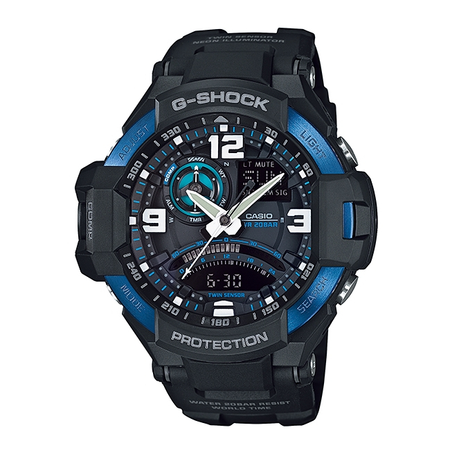 Casio G Shock Gravitymaster GA 1000 2B Watch New with Tags