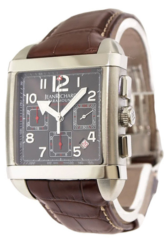Jean Richard Paramount Square Chronograph JR 65118-11-60A-AAED Jean Richard Paramount Square Chronograph JR 65118-11-60A-AAED