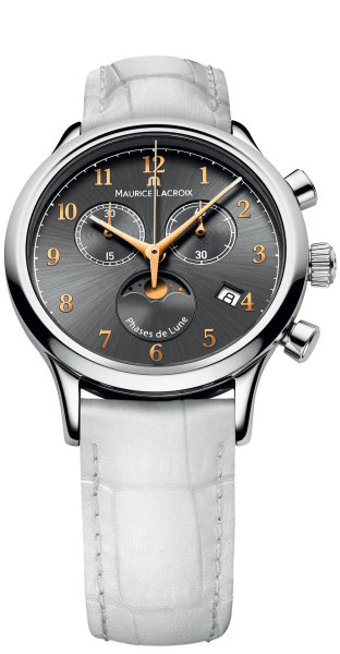 Maurice Lacroix Les Classiques Phase De Lune Chronographe LC1087-SS001-821-1