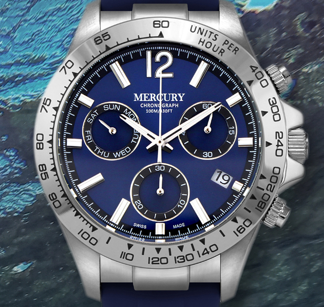 Mercury MEC485 Chronograph Collection MEC485-SS-9