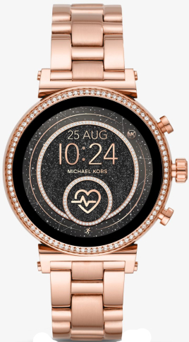 Smartwatch michael kors rose gold on sale