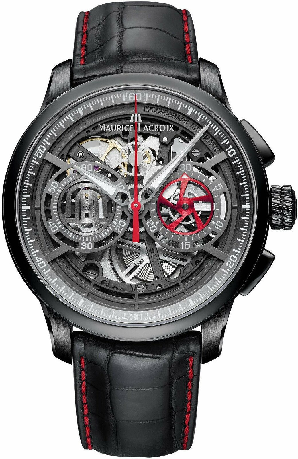 

Maurice Lacroix Masterpiece Chronograph Skeleton MP6028-PVB01-001-1