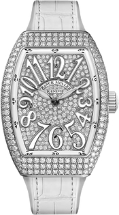 Franck Muller Vanguard V 35 QZ D CD AC.BC DIAM.BLC AC