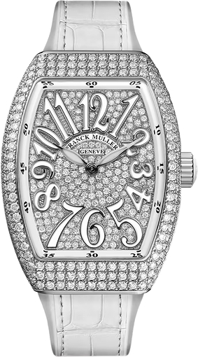 Franck Muller Vanguard V 35 QZ D CD AC.BC DIAM.BLC AC